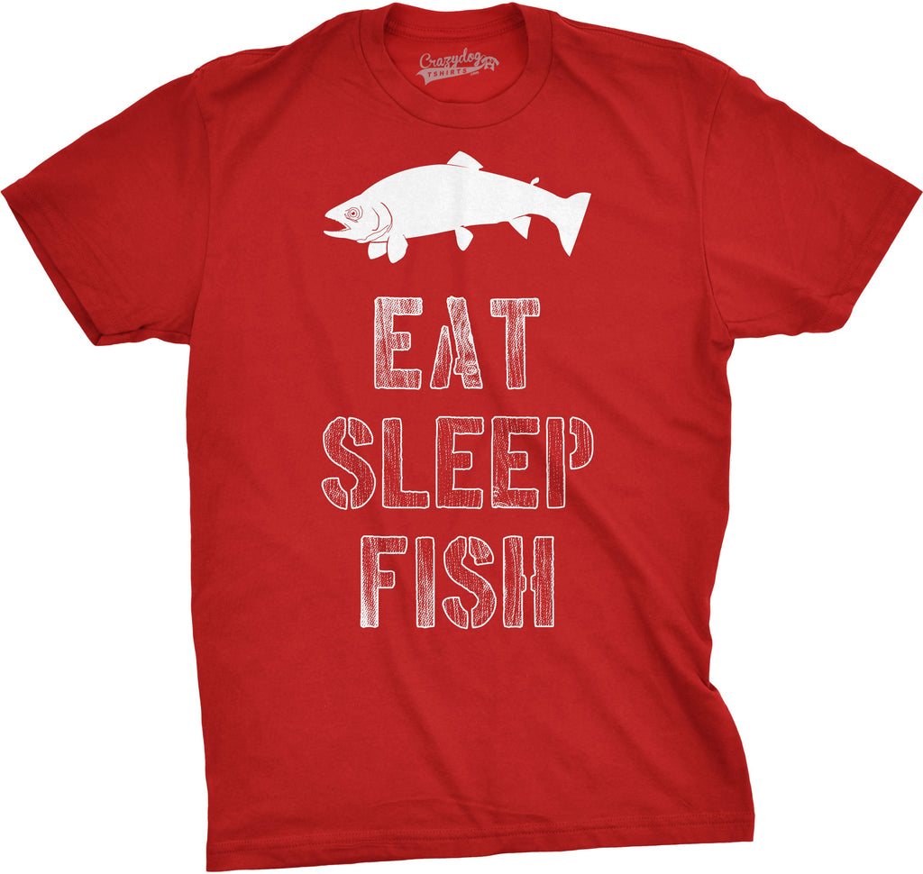 Eat Sleep Fish Men's T Shirt