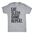 Eat Sleep Game Repeat Men's T Shirt