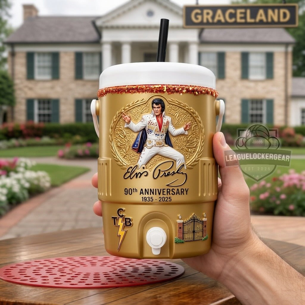 Elvis Presley 90th Anniversary 1935-2025 Cooler Cup
