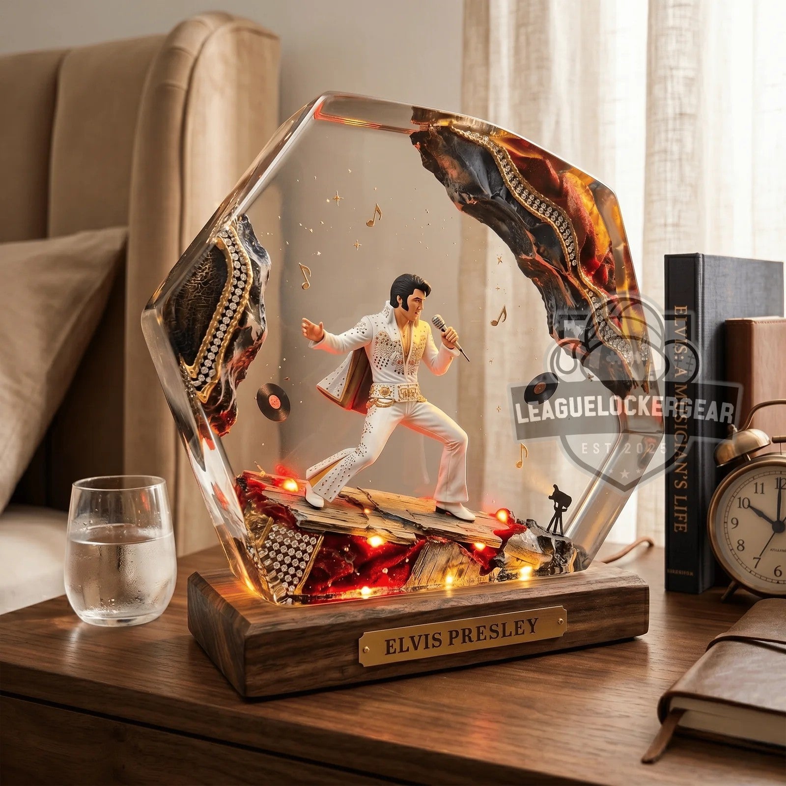 Elvis Presley The King Of Rock n Roll Fantasy Decor Diorama