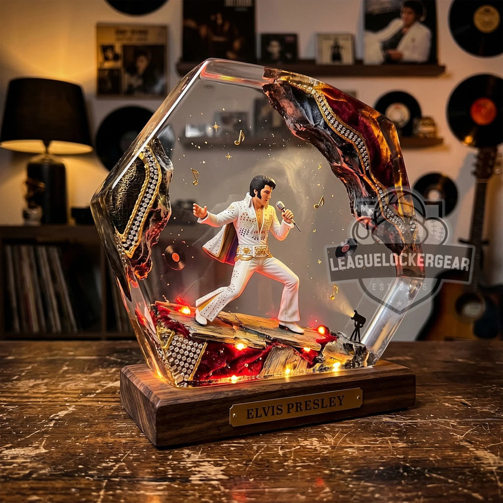 Elvis Presley The King Of Rock n Roll Fantasy Decor Diorama
