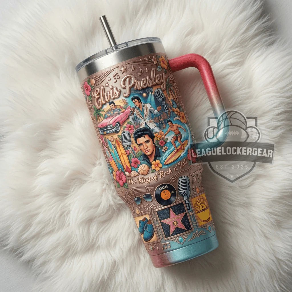 Elvis Presley The King Of Rock n Roll Summer Vibe YETI Tumbler