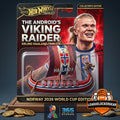 Erling Haaland Norway 2026 World Cup Edition Hot Wheels Die-Cast Viking Ship