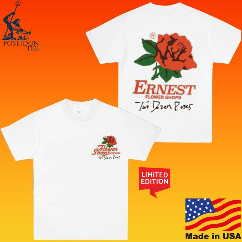 Ernest Flower Shops Two Dozen Roses T-shirt