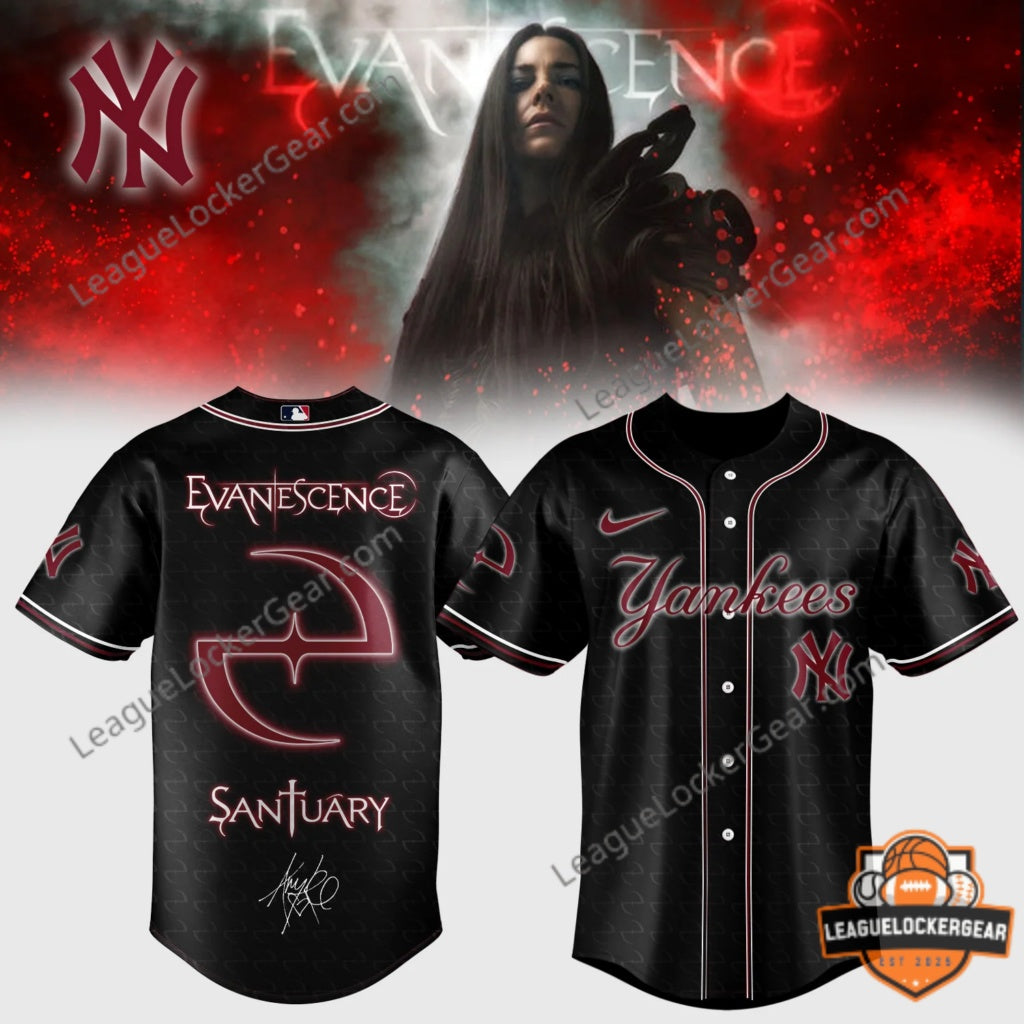 Evanescence x MLB All Team World Tour 2026 Baseball Jersey