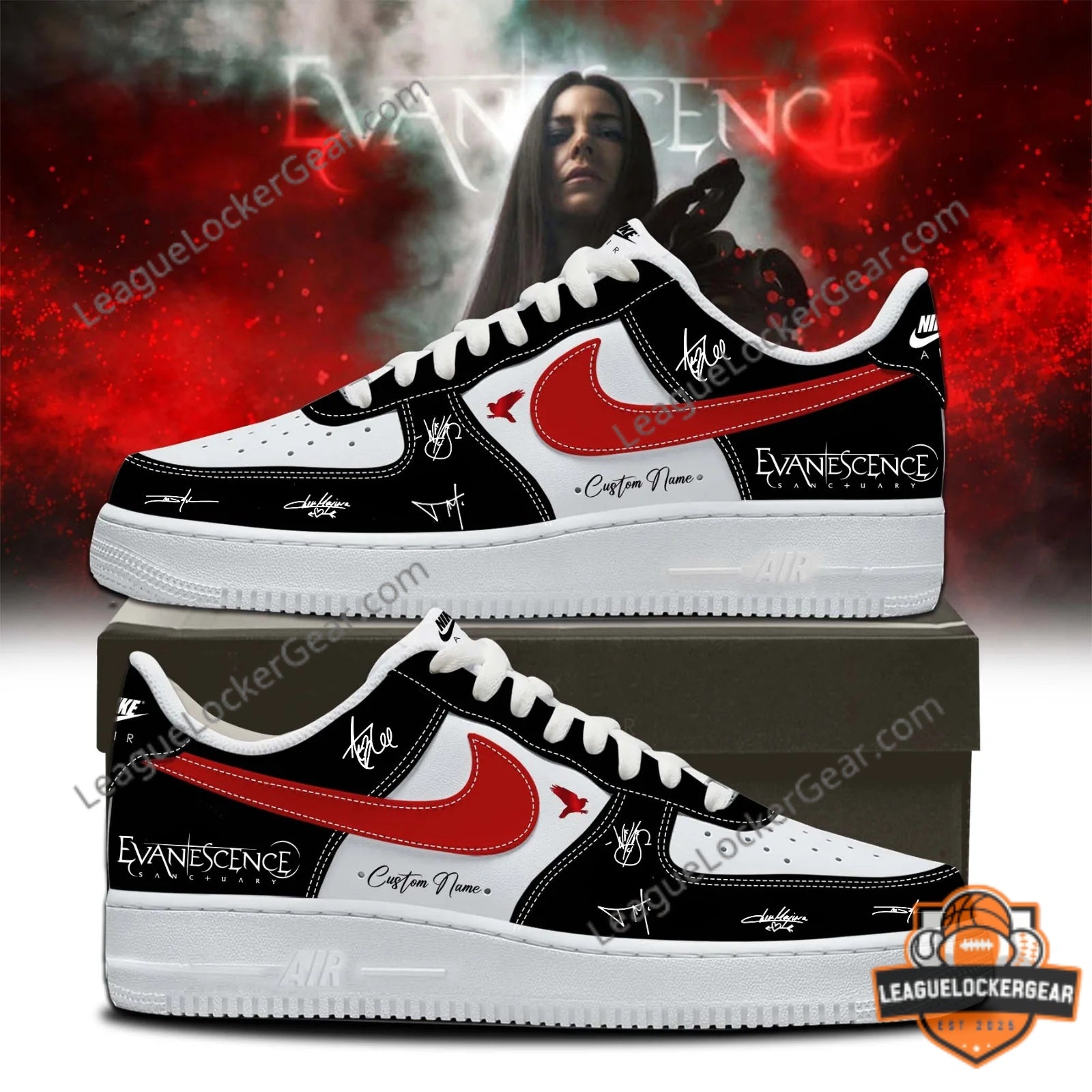 Evanescence x World Tour 2026 Air Force 1 Shoes