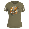 Women's Death From Above Slim Fit T-Shirt - Military Green