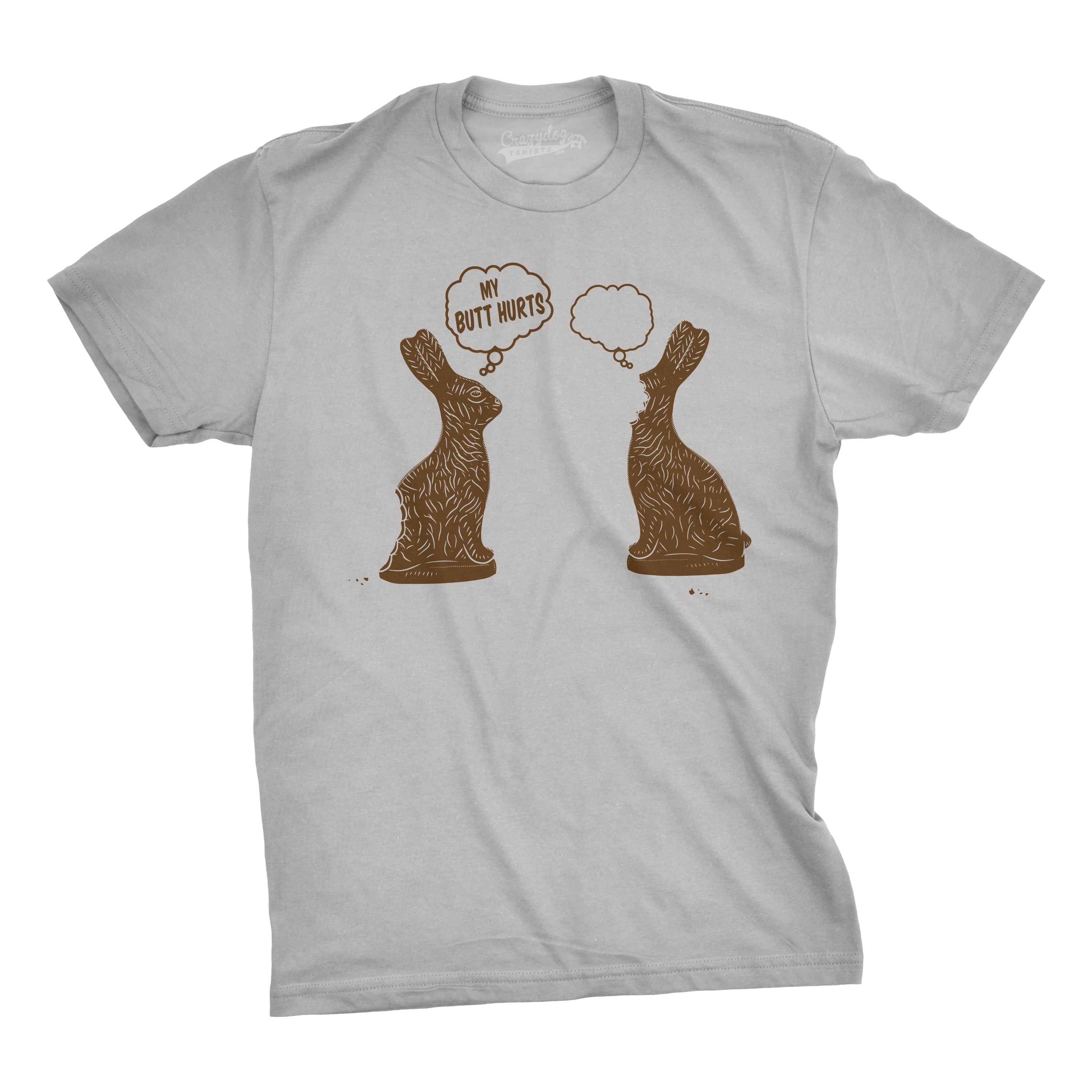 Faceless Chocolate Bunny Men's T Shirt