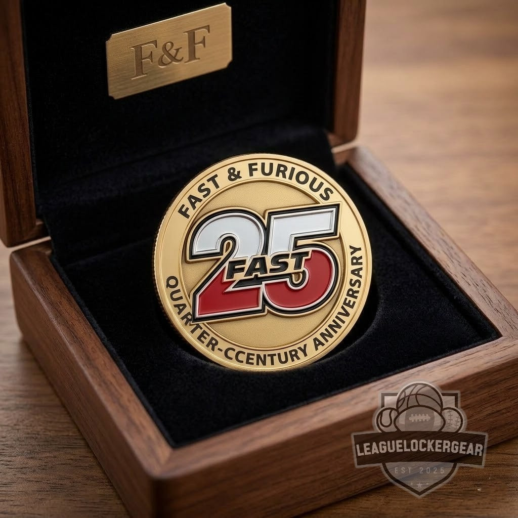 Fast & Furious 25th Quarter-Century Anniversary Commemorative Coin