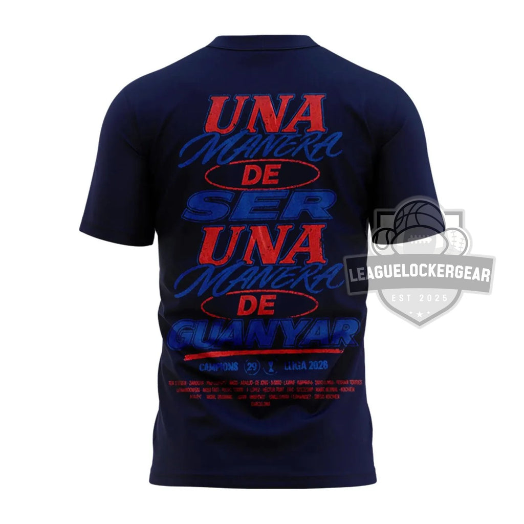 FC Barcelona 29th La Liga 2026 Championship T-Shirt