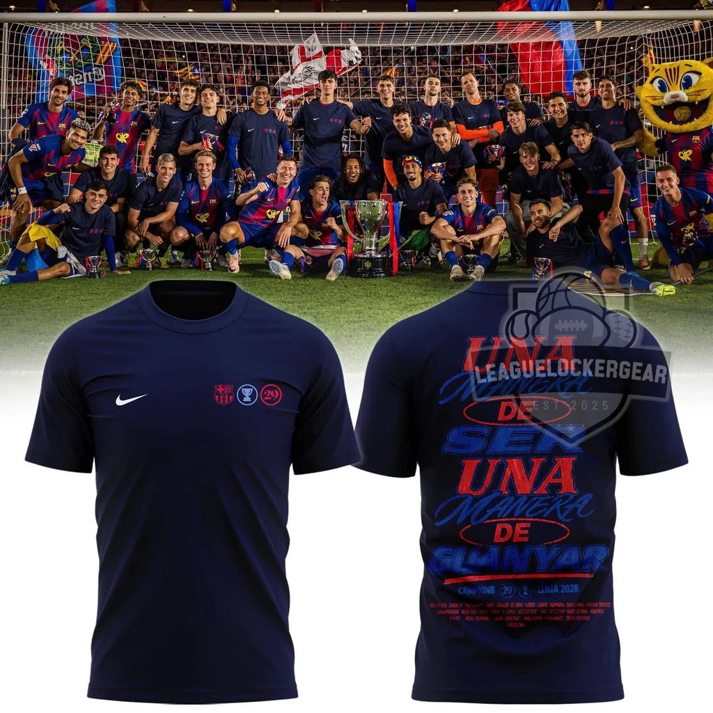 FC Barcelona 29th La Liga 2026 Championship T-Shirt