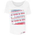 Women's America F*ck Yeah Slouchy Fit T-Shirt - White