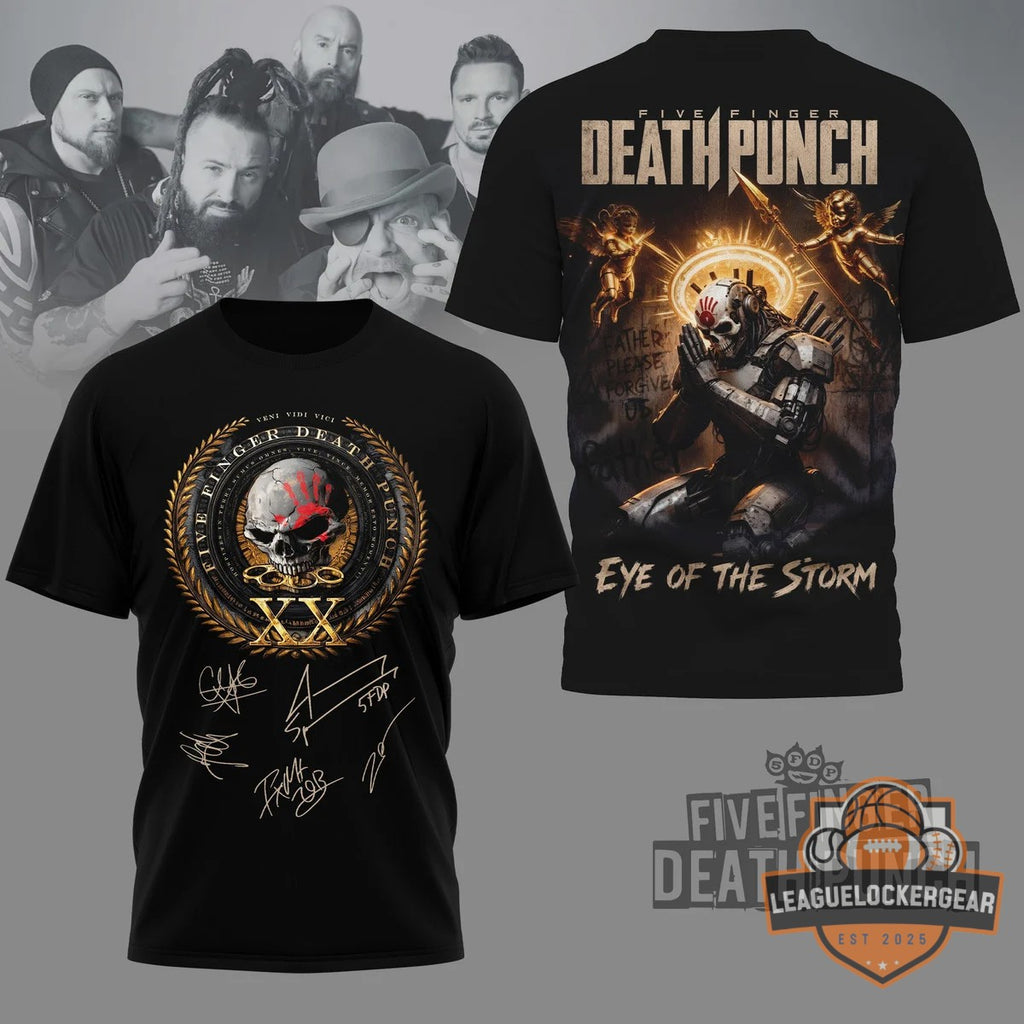 Five Finger Death Punch 20th Anniversary Eye of the Storm T-Shirt