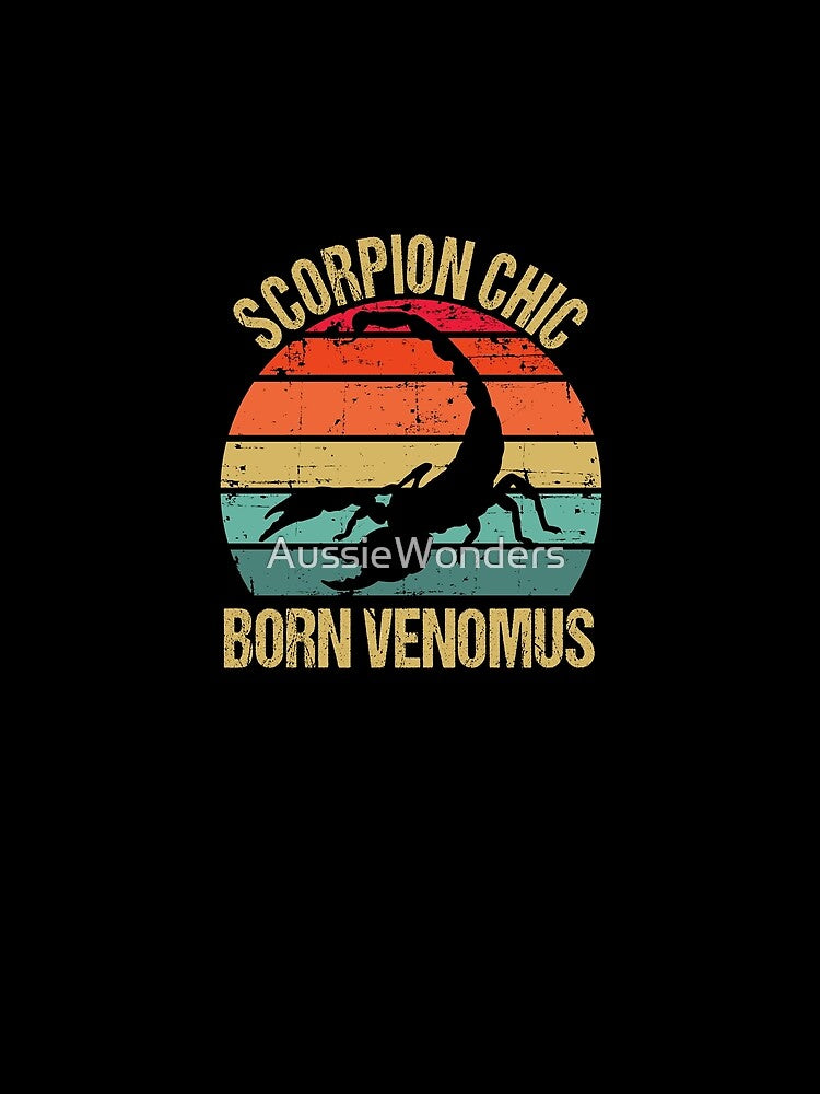 Scorpion Vintage Sunset | Scorpion Retro Sunset by AussieWonders