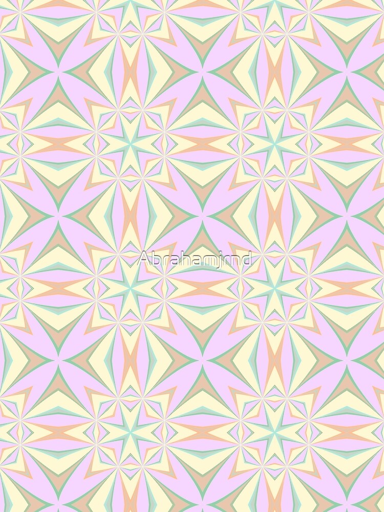 designs the illusion symmetry patterns ornament seamless colorful repeat pattern by Abrahamjrnd