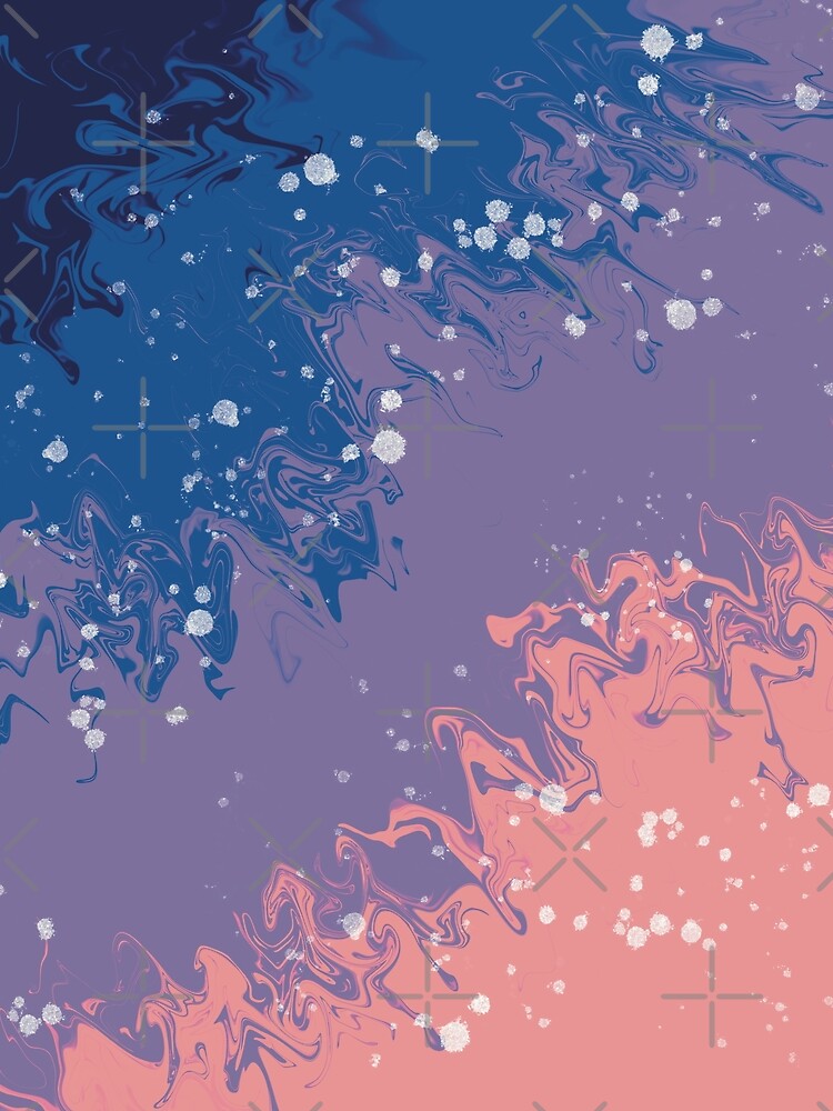 Retro Galaxy Swirl Pattern by JadasArtDesigns