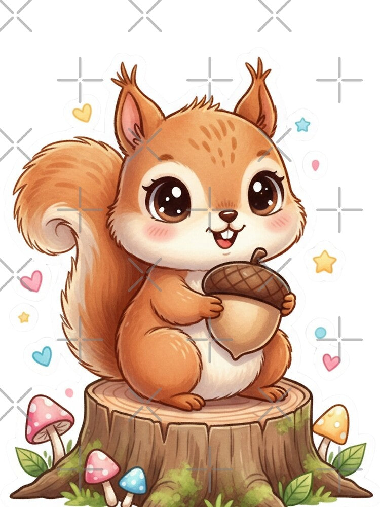 Nutty forest squirrel by SimonsDesignArt