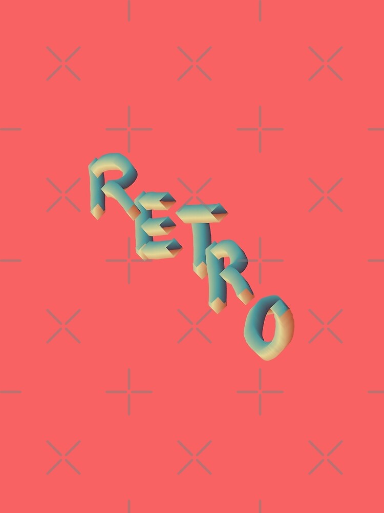 Retro Writing 80's Design by MottoDigging