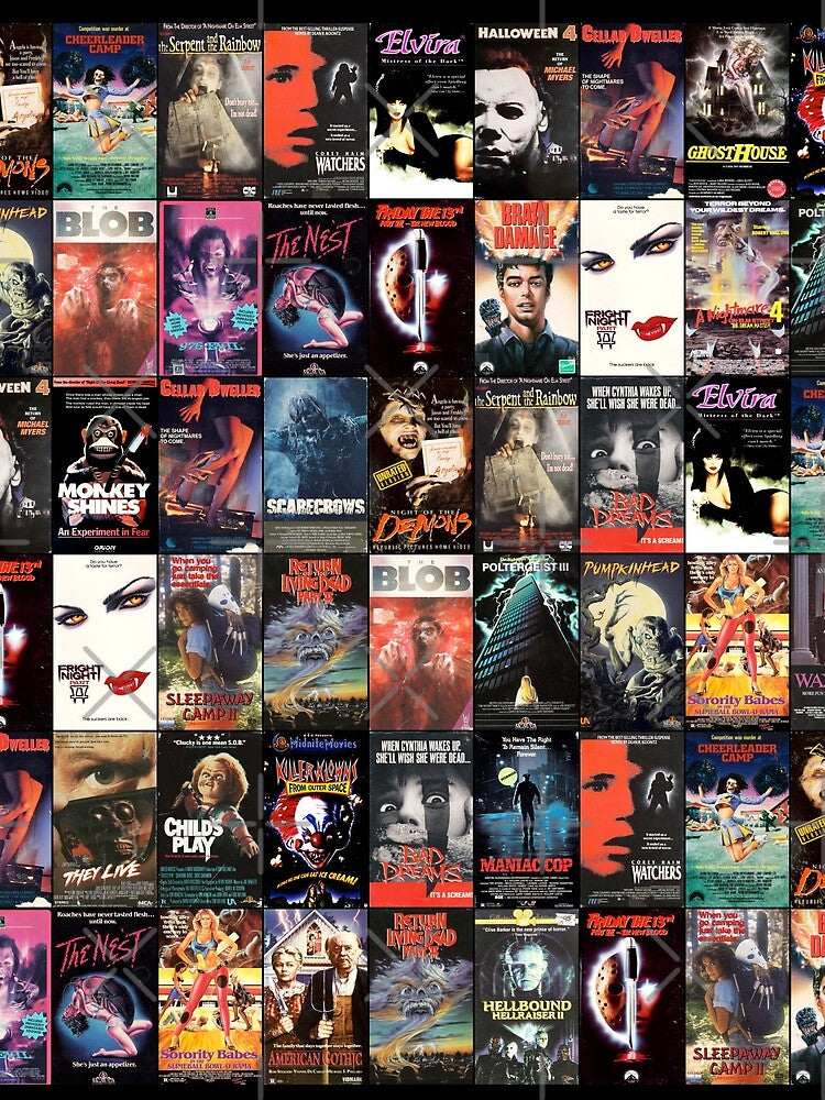 RETRO HORROR VHS ARTWORK - 1988 by FlapJackLarry
