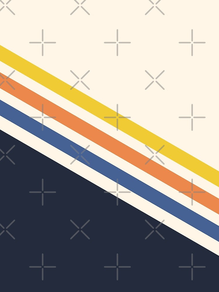 70s Vintage Retro Stripes Pattern by ind3finite