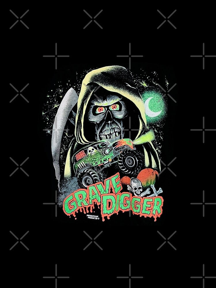 Grave Digger Racing Retro Vintage by TemperTrap