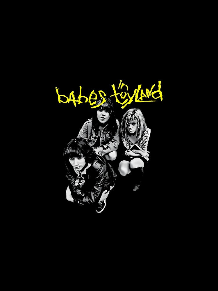 Raw Punk Rock Inspired Artwork B.abe.s In Toy.lan.d With Riot Grrrl Energy by AidaHackett