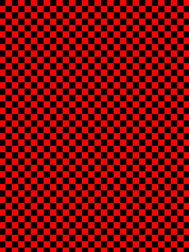 Red and Black Simple Checkerboard Design by Jrw-Design