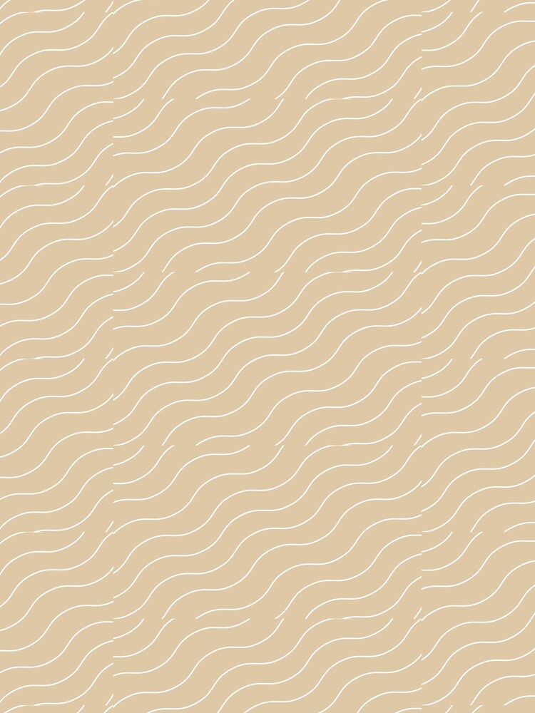 Cute Brown Squiggly Lines Aesthetic Items by GoodJobLola
