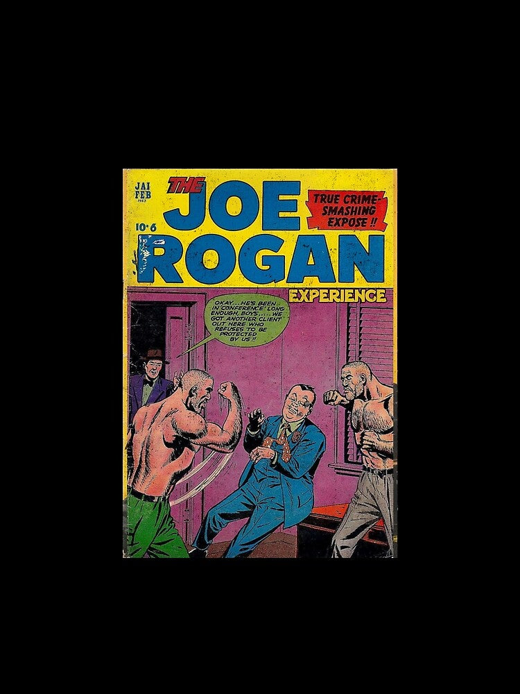 The Joe Rogan Experience - Vintage True Crime Comic by Vintagenaut Co.