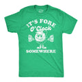 Its Fore O Clock Somewhere Men's T Shirt