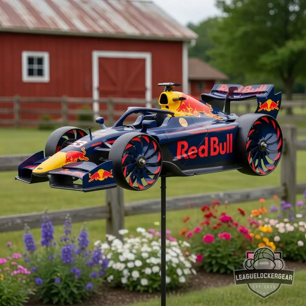 Formula 1 Race Car 21st Anniversary Wind Spinner