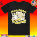 Friends Family Forever Yellow Stitches Fatman Pulls A Knife T-shirt