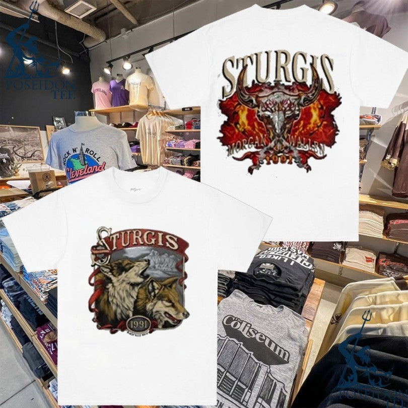 Morgan Wallen Harley Davidson Wolf Sturgis T-shirt