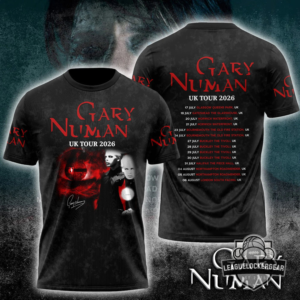 Gary Numan UK Tour 2026 Signed T-Shirt
