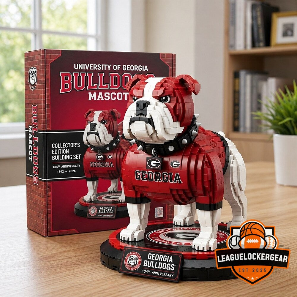 Georgia Bulldogs 134th Anniversary Brick Building Figure