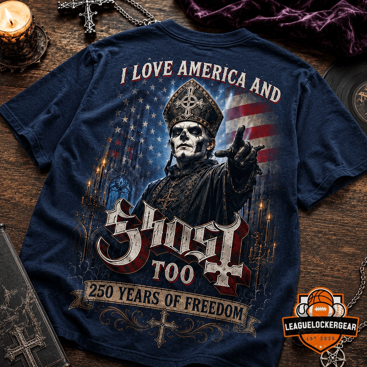 Ghost America 250 Years of Freedom T-Shirt