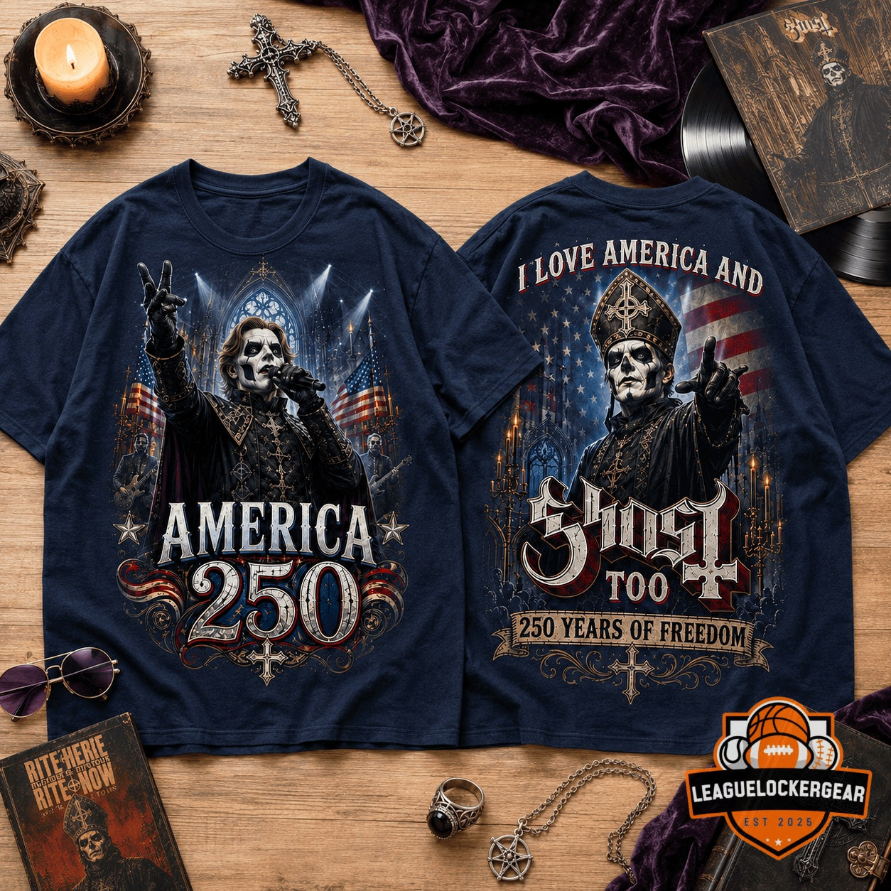 Ghost America 250 Years of Freedom T-Shirt