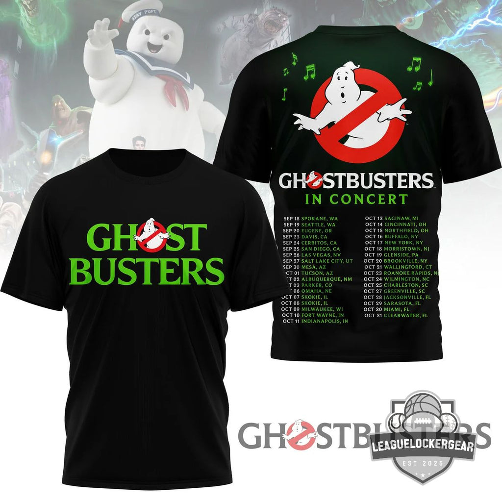 Ghostbusters In Concert Tour Dates T-Shirt