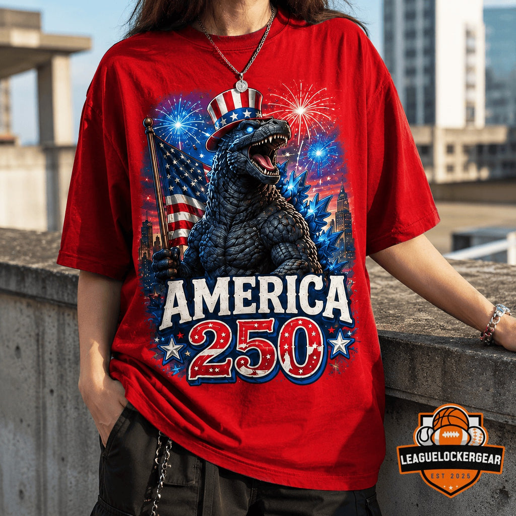 Godzilla America 250 Years of Freedom T-Shirt