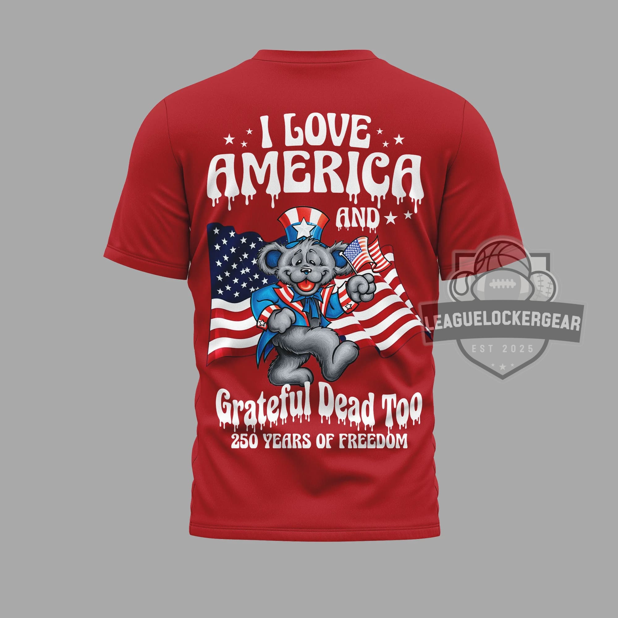 Grateful Dead America 250 Years of Freedom Patriotic T-Shirt