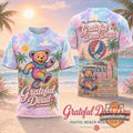 Grateful Dead Days Pastel Beach Road Trip T-Shirt
