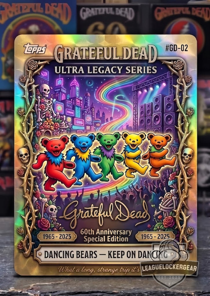 Grateful Dead Jerry Garcia 60th Anniversary Trading Card