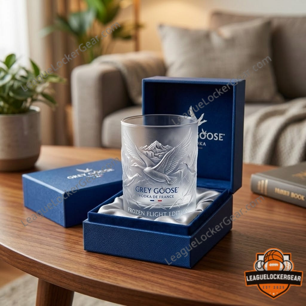 Grey Goose Frosted Anniversary Cocktail Glass