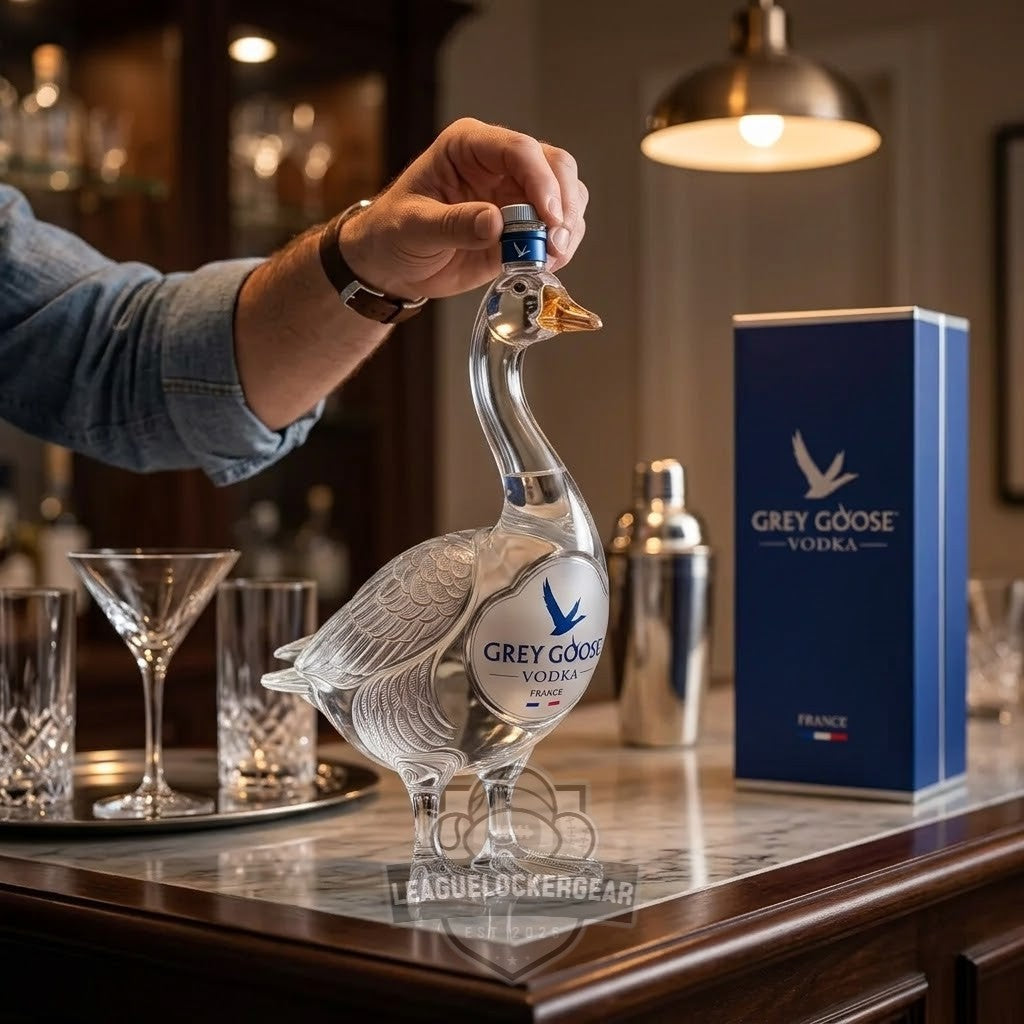 Grey Goose Goose Shaped Vodka Bottle