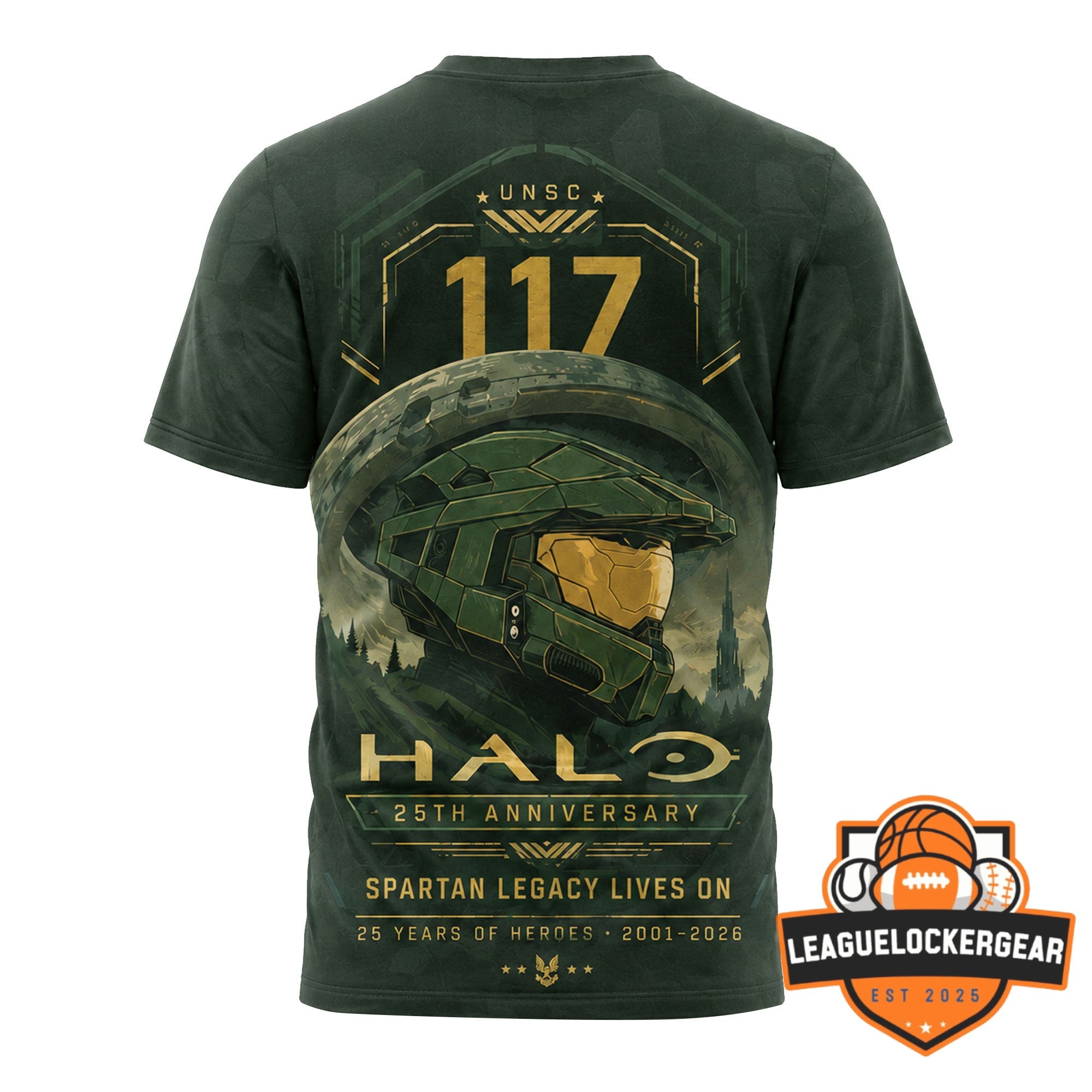 Halo 25th Anniversary Master Chief Spartan 117 T-Shirt