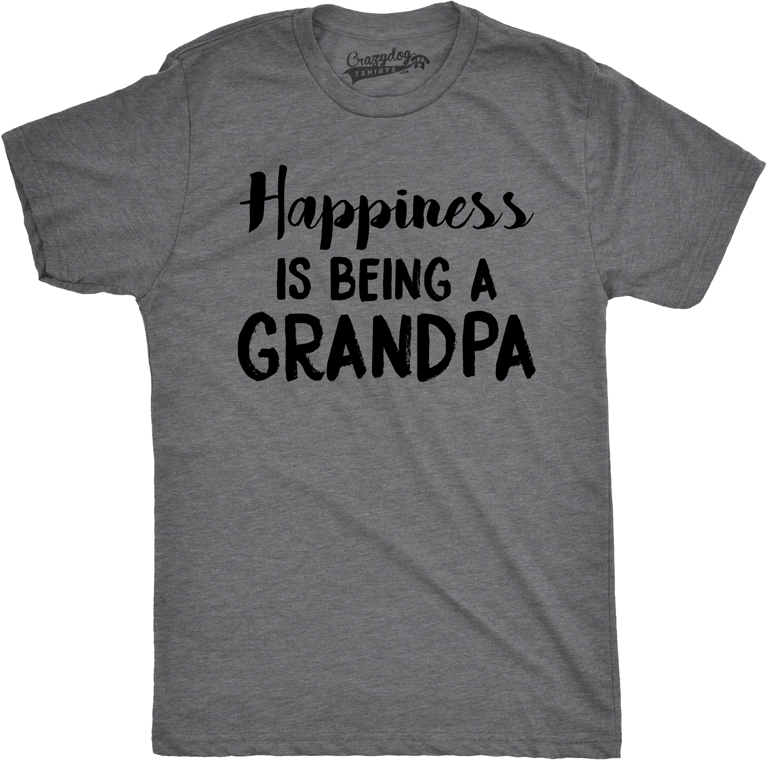 Happiness is Being a Grandpa Men's T Shirt