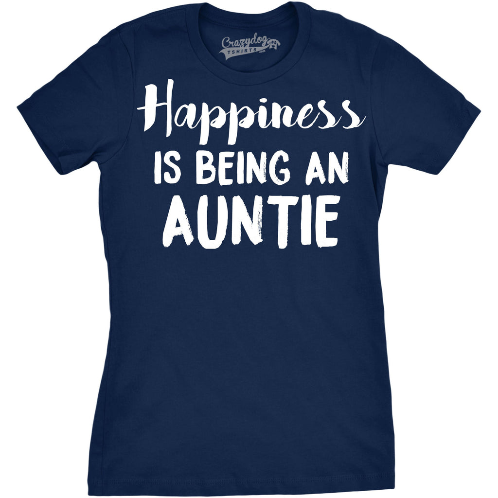 Happiness is Being an Auntie Women's T Shirt