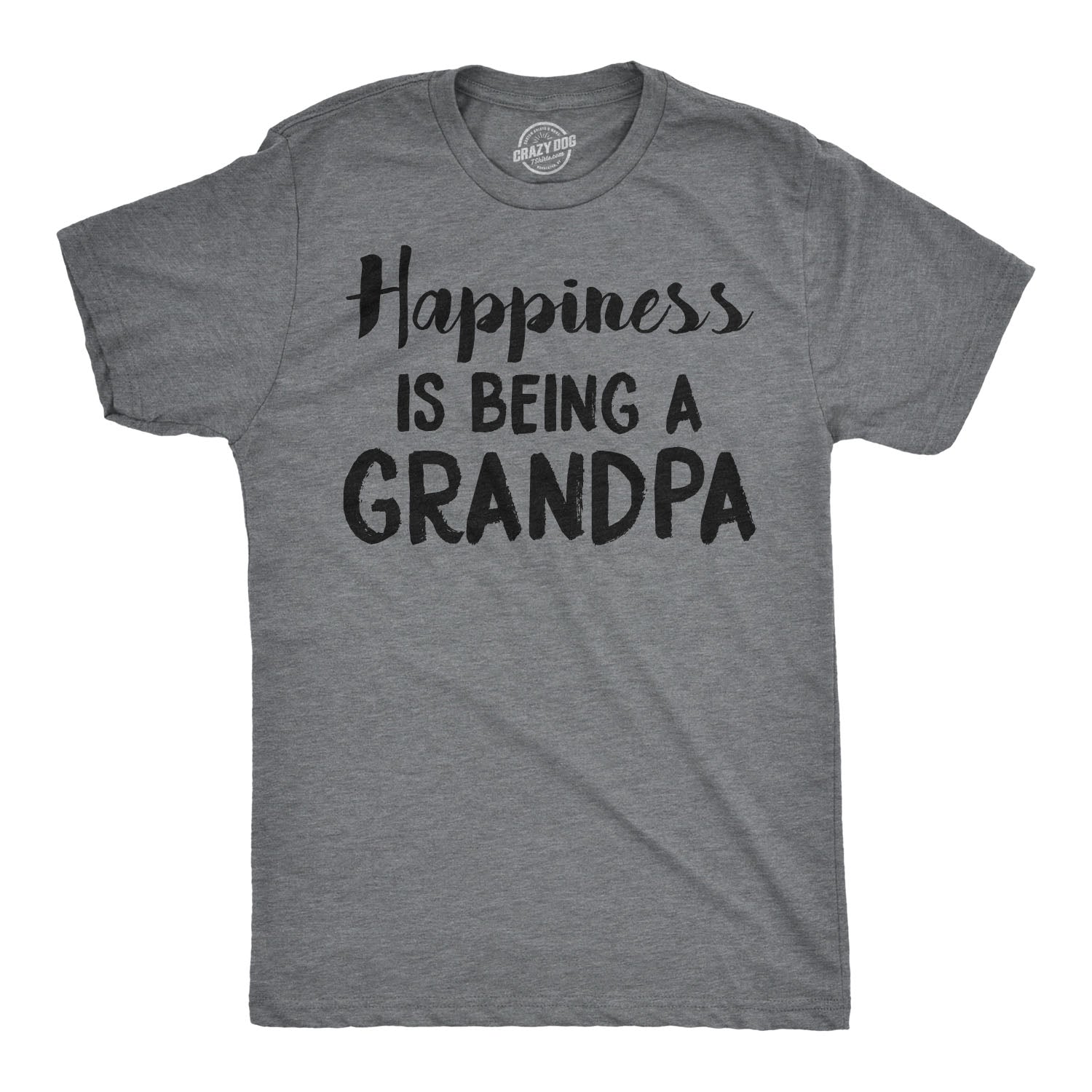 Happiness is Being a Grandpa Men's T Shirt