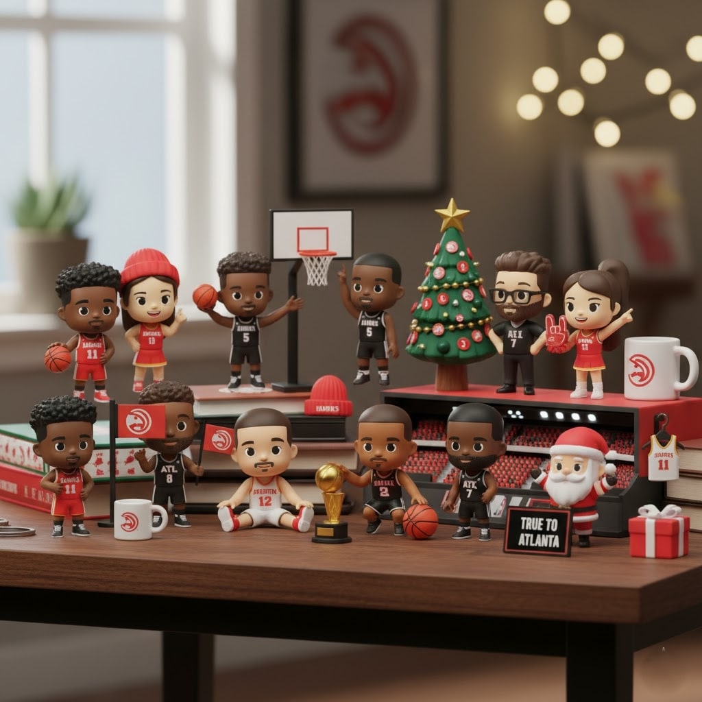 Atlanta Hawks Advent Calendar 2025 – NBA Christmas Countdown Collectible Gift Box