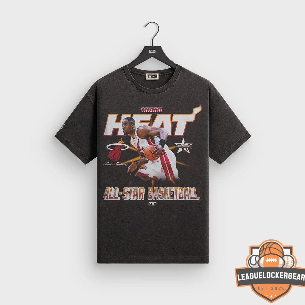 Miami Heat Alonzo Mourning All-Star Basketball T-Shirt